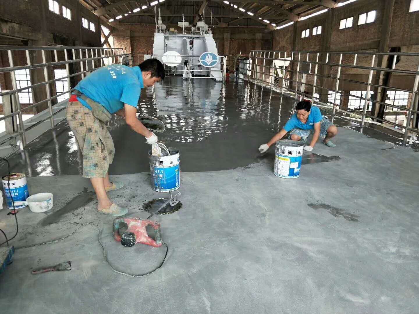 重慶環氧地坪施工流程中關于濕度的問題